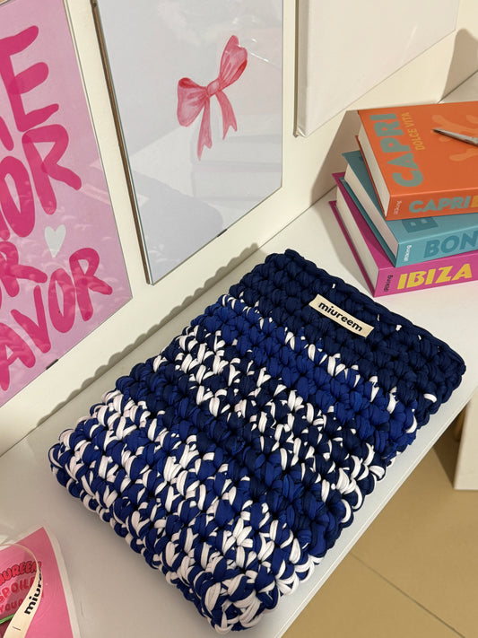 Deep violet blue laptop sleeve