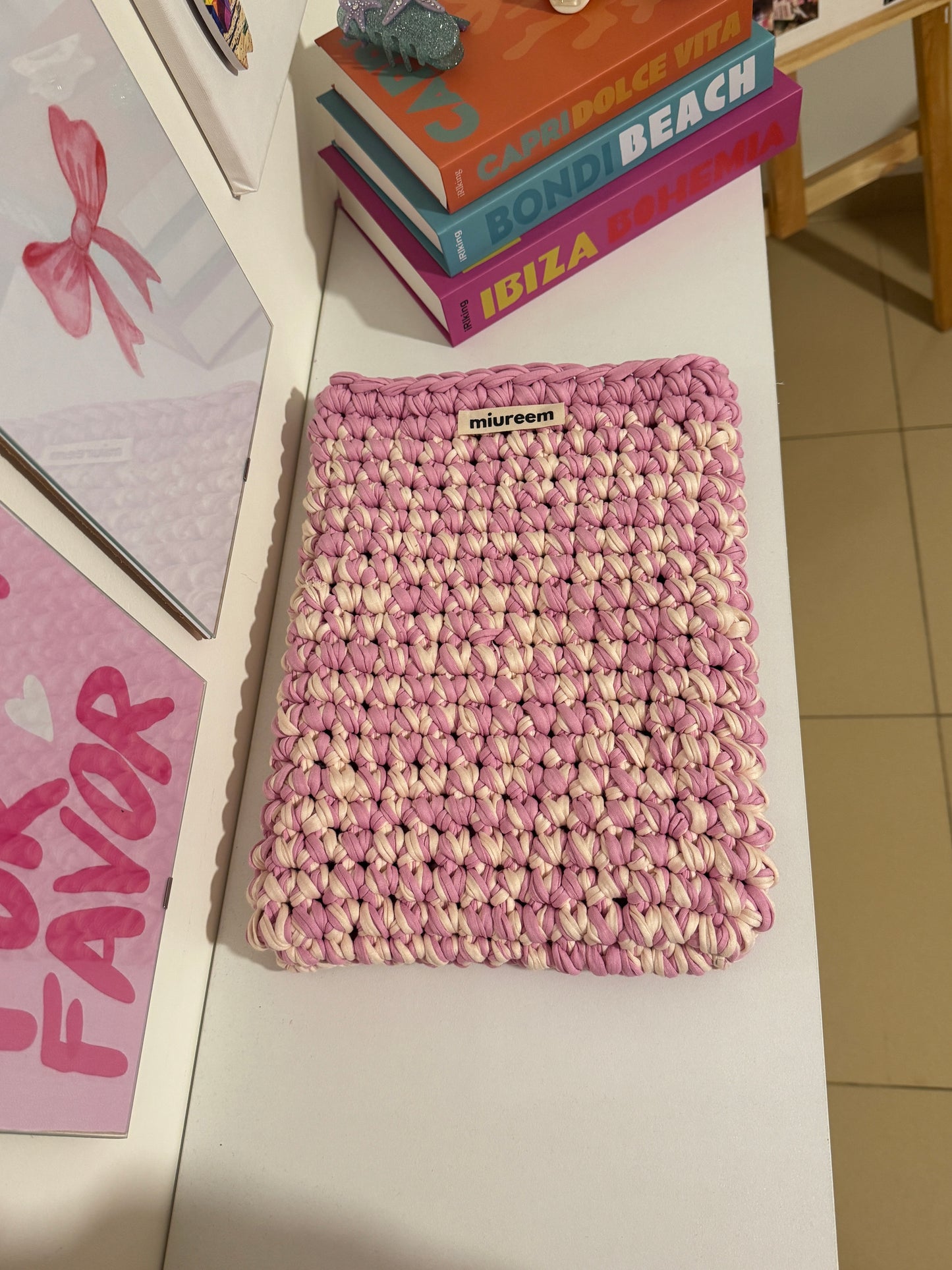 Liliac laptop sleeve